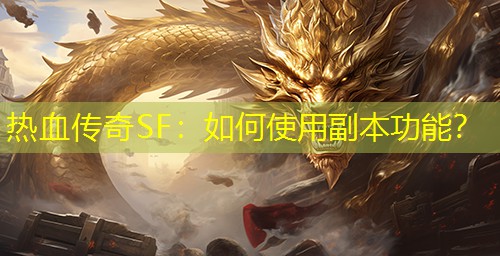 热血传奇SF：如何使用副本功能？